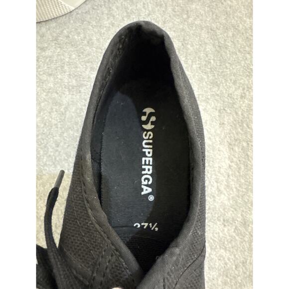 Superga 2740 Platform Sneakers – Black Avorio (Size 37.5 / US Women’s 7) NWOB - Picture 3 of 11